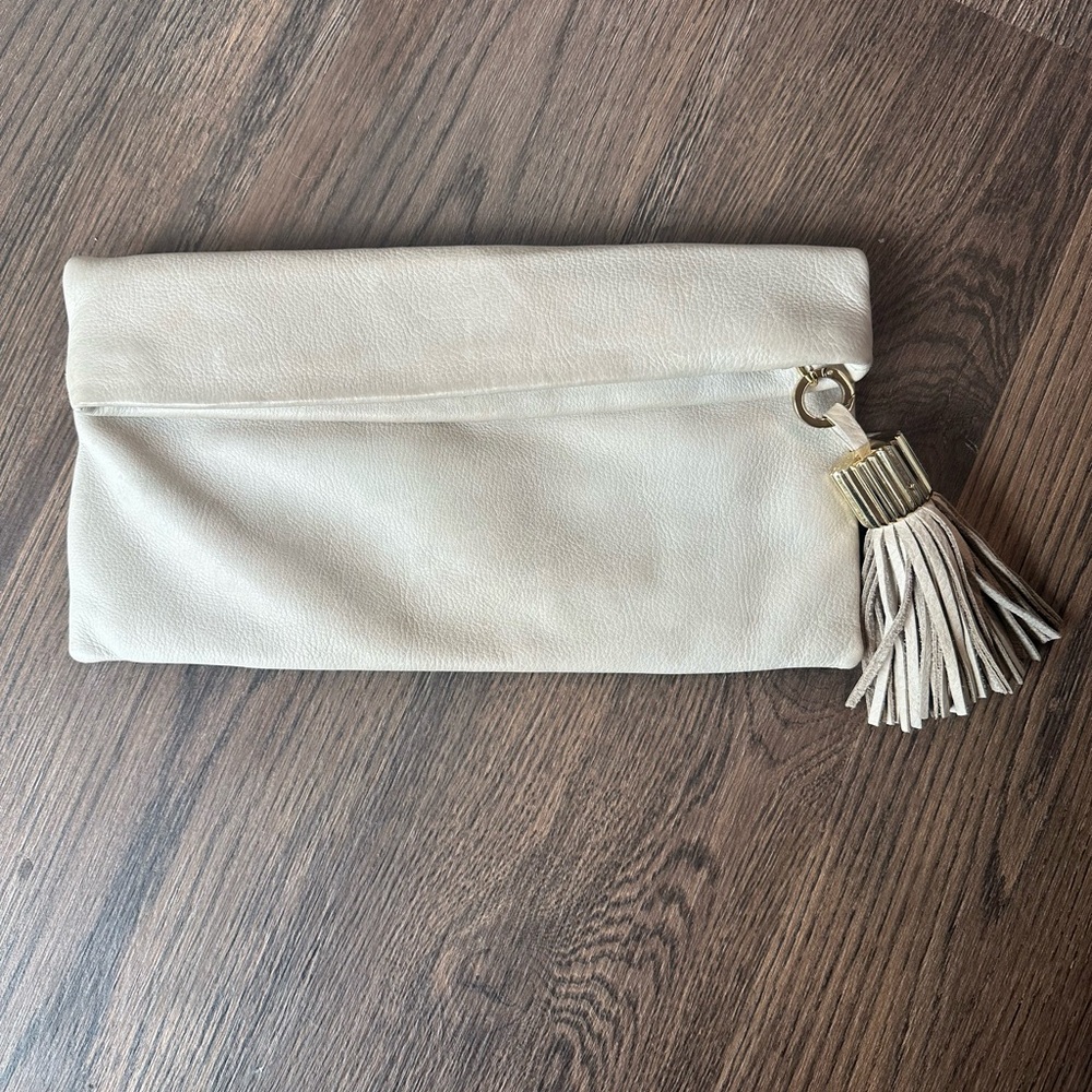India Hicks Clutch - real leather